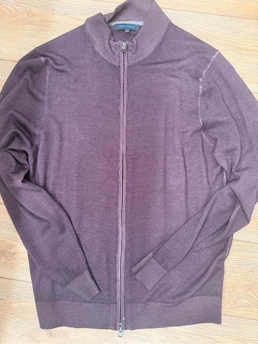 Men's Merino wool Zip-Up Sweater - Classic Full Zip